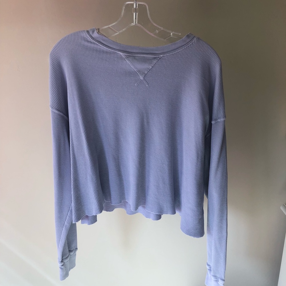 Brandy Melville Laila periwinkle Thermal Top